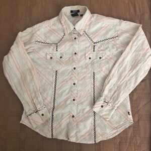 Cruel Girl Western Eyelet Shirt